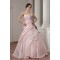 Ball Gown Floor-Length Strapless Handmade Flowers Wedding Dresses 2030712
