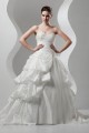 Ball Gown Sweetheart Sleeveless Lace Taffeta Wedding Dresses 2030713 Ball Gown Sweetheart Sleeveless Lace Taffeta Wedding Dresses 2030713
