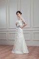 Satin Lace A-Line Short Sleeve Floor-Length Wedding Dresses with A Lace Jacket 2030714 Satin Lace A-Line Short Sleeve Floor-Length Wedding Dresses with A Lace Jacket 2030714