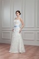 Satin Lace A-Line Short Sleeve Floor-Length Wedding Dresses with A Lace Jacket 2030714 Satin Lace A-Line Short Sleeve Floor-Length Wedding Dresses with A Lace Jacket 2030714