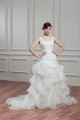 Great A-Line Sleeveless Straps Satin Organza Wedding Dresses 2030723 Great A-Line Sleeveless Straps Satin Organza Wedding Dresses 2030723