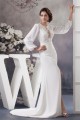 Sheath/Column Long Sleeve Sweep Train Best Wedding Dresses 2030726 Sheath/Column Long Sleeve Sweep Train Best Wedding Dresses 2030726