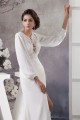 Sheath/Column Long Sleeve Sweep Train Best Wedding Dresses 2030726 Sheath/Column Long Sleeve Sweep Train Best Wedding Dresses 2030726