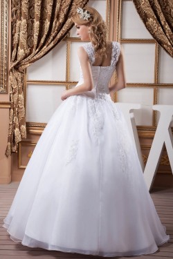 Great Satin Beaded Lace Sweetheart Ball Gown Wedding Dresses 2030729