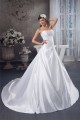 A-Line Soft Sleeveless Satin Strapless Chapel Train Wedding Dresses 2030730 A-Line Soft Sleeveless Satin Strapless Chapel Train Wedding Dresses 2030730