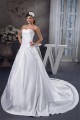 A-Line Soft Sleeveless Satin Strapless Chapel Train Wedding Dresses 2030730 A-Line Soft Sleeveless Satin Strapless Chapel Train Wedding Dresses 2030730