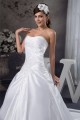 A-Line Soft Sleeveless Satin Strapless Chapel Train Wedding Dresses 2030730 A-Line Soft Sleeveless Satin Strapless Chapel Train Wedding Dresses 2030730