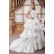Great Square Ball Gown Satin Taffeta Lace Wedding Dresses 2030732