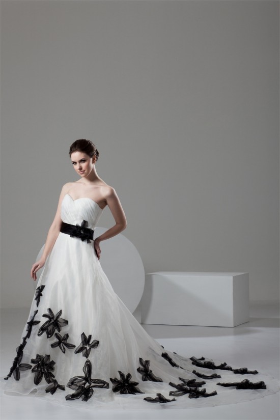 Great Sweetheart Satin Organza A-Line Sleeveless Wedding Dresses 2030735 Great Sweetheart Satin Organza A-Line Sleeveless Wedding Dresses 2030735