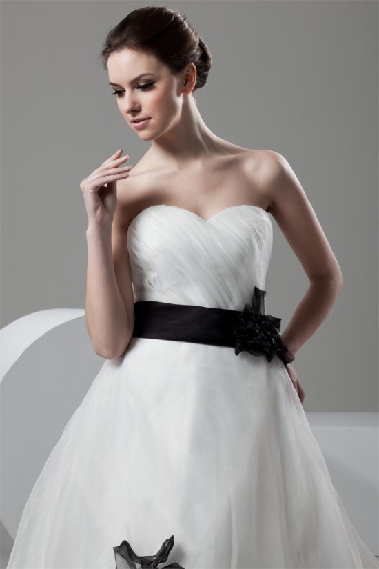 Great Sweetheart Satin Organza A-Line Sleeveless Wedding Dresses 2030735 Great Sweetheart Satin Organza A-Line Sleeveless Wedding Dresses 2030735