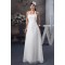Halter Sheath/Column Sleeveless Floor-Length Wedding Dresses 2030738