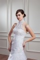 High-Neck A-Line Satin Organza Sleeveless Wedding Dresses 2030739 High-Neck A-Line Satin Organza Sleeveless Wedding Dresses 2030739