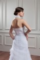 High-Neck A-Line Satin Organza Sleeveless Wedding Dresses 2030739 High-Neck A-Line Satin Organza Sleeveless Wedding Dresses 2030739