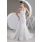 Elegant Trumpet/Mermaid Sweetheart Satin Lace Sleeveless Wedding Dresses 2030744