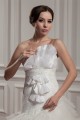 A-Line Satin Taffeta Lace Sleeveless Sweet Wedding Dresses 2030747