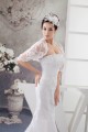 Trumpet/Mermaid Soft Lace Strapless Wedding Dresses with A Half Sleeve Lace Jacket 2030750 Trumpet/Mermaid Soft Lace Strapless Wedding Dresses with A Half Sleeve Lace Jacket 2030750