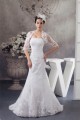 Trumpet/Mermaid Soft Lace Strapless Wedding Dresses with A Half Sleeve Lace Jacket 2030750 Trumpet/Mermaid Soft Lace Strapless Wedding Dresses with A Half Sleeve Lace Jacket 2030750