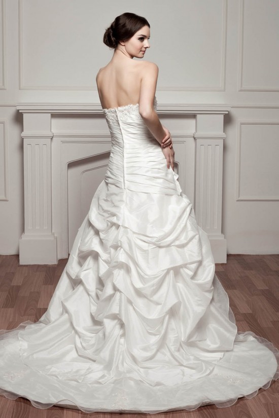 A-Line Sweetheart Court Train Lace Wedding Dresses 2030754 A-Line Sweetheart Court Train Lace Wedding Dresses 2030754