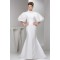 Lace Silk like Satin Mermaid/Trumpet Half Elbow Sleeve Wedding Dresses 2030755