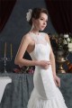 Elegant Court Train Sleeveless Sweet Lace Wedding Dresses 2030757
