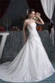 Latest Design Satin Taffeta A-Line Sleeveless Halter Sweet Wedding Dresses 2030760