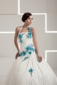 Latest Design Sleeveless Halter Satin Ball Gown Sweet Wedding Dresses 2030761