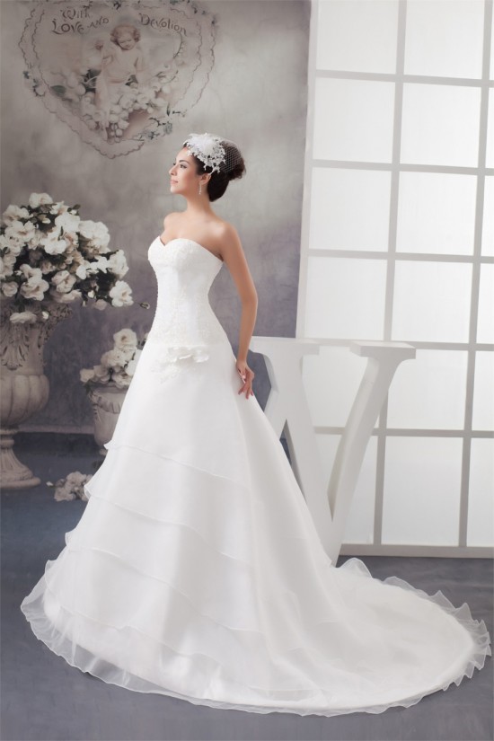 Latest Design Sleeveless Sweetheart A-Line Lace Wedding Dresses 2030763 Latest Design Sleeveless Sweetheart A-Line Lace Wedding Dresses 2030763
