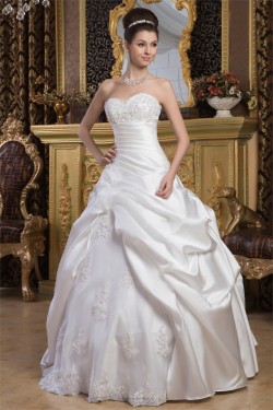 Latest Design Ball Gown Sweetheart Sleeveless Floor-Length Wedding Dresses 2030765