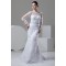 Mermaid/Trumpet Bateau Satin Lace 3/4 Length Sleeve Lace Wedding Dresses 2030767