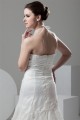 Mermaid/Trumpet Halter Sleeveless Satin Organza Wedding Dresses 2030769