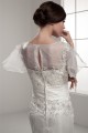 Mermaid/Trumpet Short Sleeve Portrait Lace Wedding Dresses 2030771