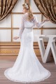 Mermaid/Trumpet Satin Lace Sweetheart Wedding Dresses with A Long Sleeve Lace Jacket 2030772 Mermaid/Trumpet Satin Lace Sweetheart Wedding Dresses with A Long Sleeve Lace Jacket 2030772