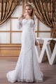 Mermaid/Trumpet Satin Lace Sweetheart Wedding Dresses with A Long Sleeve Lace Jacket 2030772 Mermaid/Trumpet Satin Lace Sweetheart Wedding Dresses with A Long Sleeve Lace Jacket 2030772