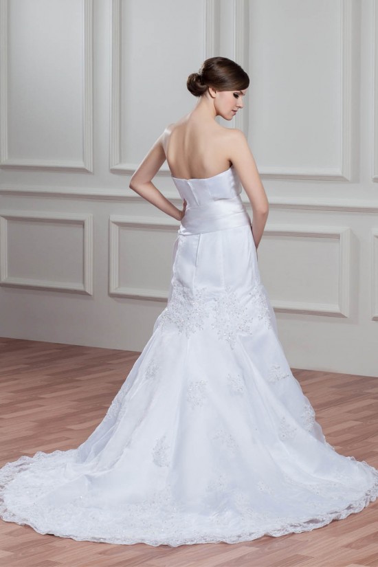 A-Line Sleeveless Soft Sweetheart Lace Wedding Dresses 2030775 A-Line Sleeveless Soft Sweetheart Lace Wedding Dresses 2030775