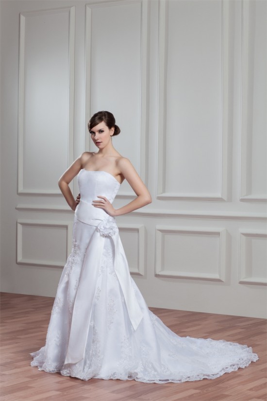A-Line Sleeveless Soft Sweetheart Lace Wedding Dresses 2030775 A-Line Sleeveless Soft Sweetheart Lace Wedding Dresses 2030775