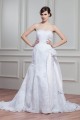 A-Line Sleeveless Soft Sweetheart Lace Wedding Dresses 2030775