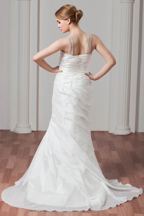 New Arrival A-Line Taffeta V-Neck Beaded Wedding Dresses 2030777 New Arrival A-Line Taffeta V-Neck Beaded Wedding Dresses 2030777