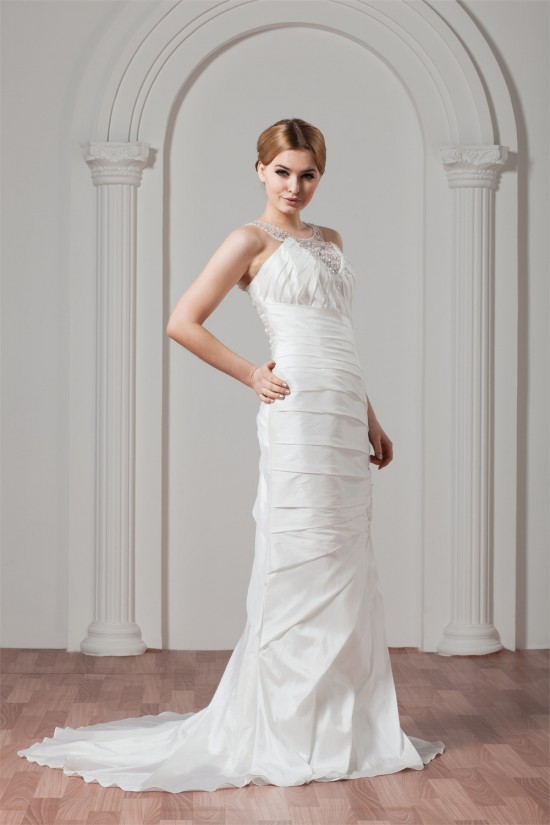New Arrival A-Line Taffeta V-Neck Beaded Wedding Dresses 2030777 New Arrival A-Line Taffeta V-Neck Beaded Wedding Dresses 2030777