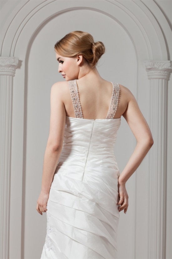 New Arrival A-Line Taffeta V-Neck Beaded Wedding Dresses 2030777 New Arrival A-Line Taffeta V-Neck Beaded Wedding Dresses 2030777