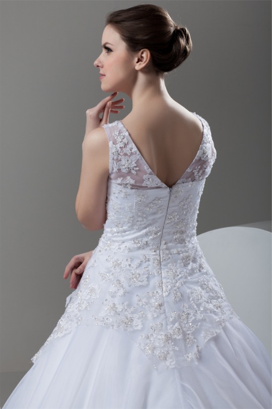New Arrival Ball Gown Satin Organza V-Neck Sleeveless Wedding Dresses 2030778 New Arrival Ball Gown Satin Organza V-Neck Sleeveless Wedding Dresses 2030778