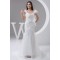 New Arrival Mermaid/Trumpet Organza V-Neck Lace Wedding Dresses 2030779