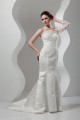 New Arrival Mermaid/Trumpet Satin Lace One-Shoulder Wedding Dresses 2030780 New Arrival Mermaid/Trumpet Satin Lace One-Shoulder Wedding Dresses 2030780