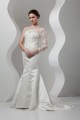 New Arrival Mermaid/Trumpet Satin Lace One-Shoulder Wedding Dresses 2030780 New Arrival Mermaid/Trumpet Satin Lace One-Shoulder Wedding Dresses 2030780