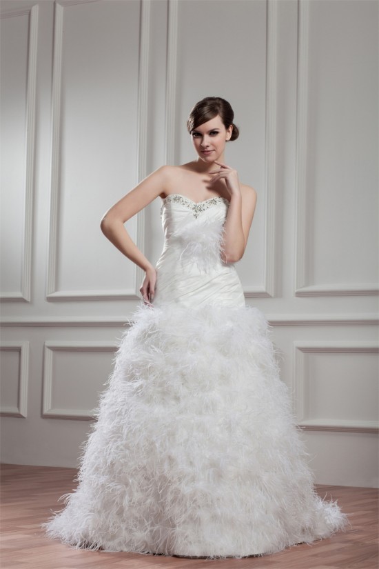 New Arrival Satin Sleeveless A-Line Sweetheart Wedding Dresses 2030781 New Arrival Satin Sleeveless A-Line Sweetheart Wedding Dresses 2030781
