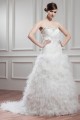 New Arrival Satin Sleeveless A-Line Sweetheart Wedding Dresses 2030781