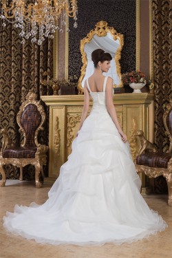 New Arrival Straps A-Line Sleeveless Satin New Arrival Wedding Dresses 2030784