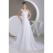 New Design A-Line One-Shoulder Sleeveless Chiffon Beaded Lace Wedding Dresses 2030785