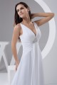 New Design A-Line Sleeveless Chiffon V-Neck Beaded Floor-Length Wedding Dresses 2030787 New Design A-Line Sleeveless Chiffon V-Neck Beaded Floor-Length Wedding Dresses 2030787