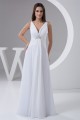 New Design A-Line Sleeveless Chiffon V-Neck Beaded Floor-Length Wedding Dresses 2030787 New Design A-Line Sleeveless Chiffon V-Neck Beaded Floor-Length Wedding Dresses 2030787