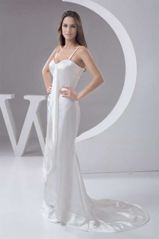 New Design Sweetheart Sleeveless Spaghetti Strap Beaded Wedding Dresses 2030789 New Design Sweetheart Sleeveless Spaghetti Strap Beaded Wedding Dresses 2030789